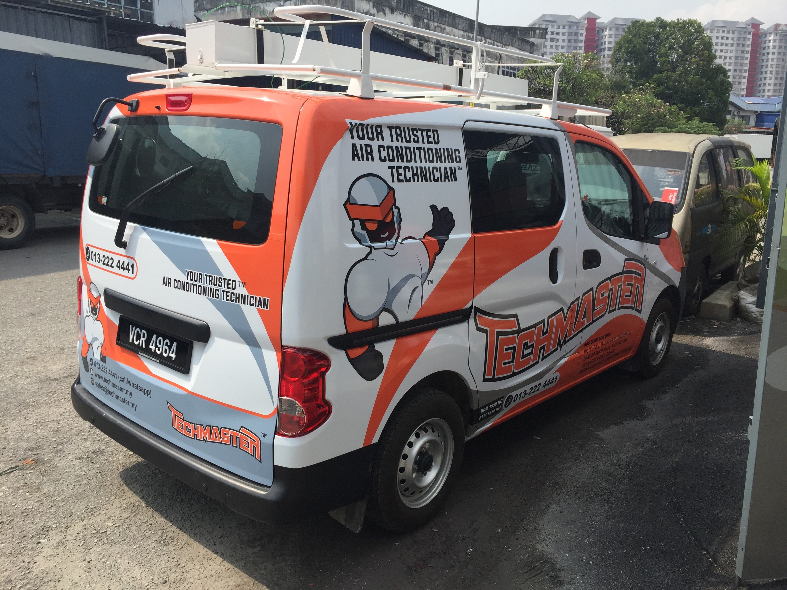 Van Graphic Sticker Wrapping