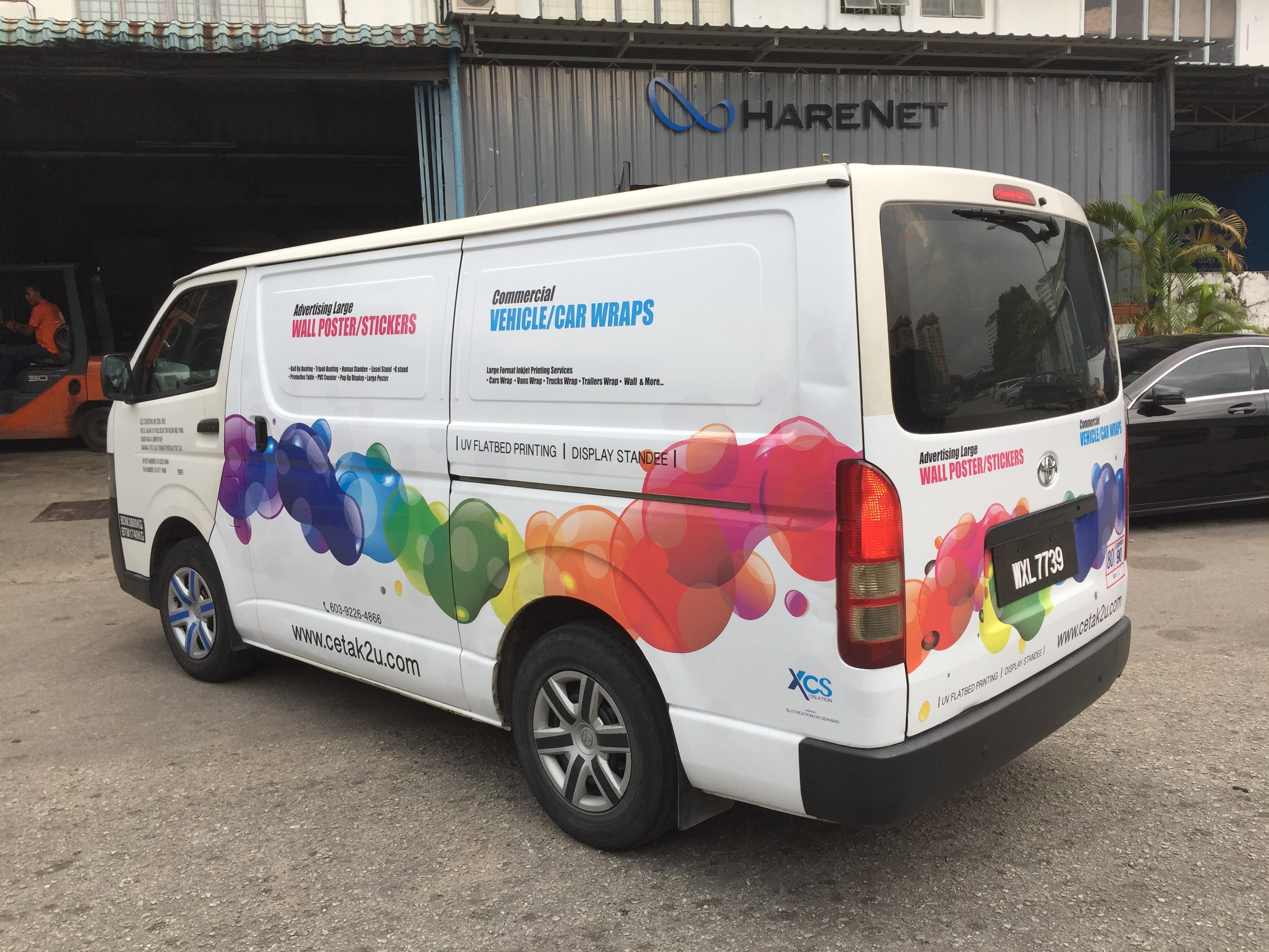 Van Graphic Sticker Wrapping