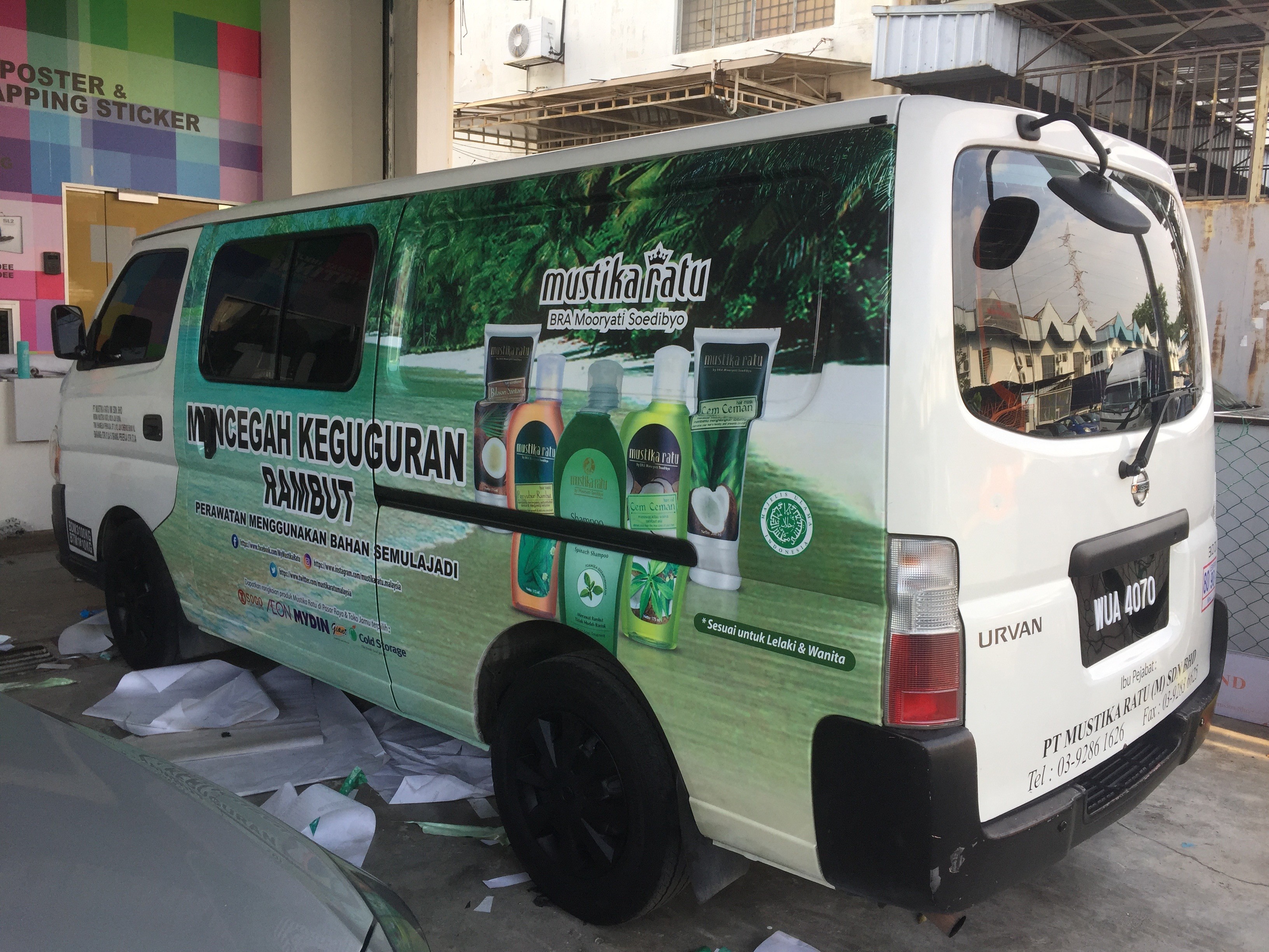 Van Graphic Sticker Wrapping